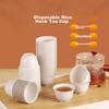 Xingfang Disposable Tea Cups, Kung Fu Tea Cups, 60ml, High-Quality Heat-Resistant Tea Cups for Brewing And Drinking Tea, 200 Pieces