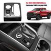For -2025 Chevy Colorado Carbon Fiber Center Console Gear Shift Panel Cover