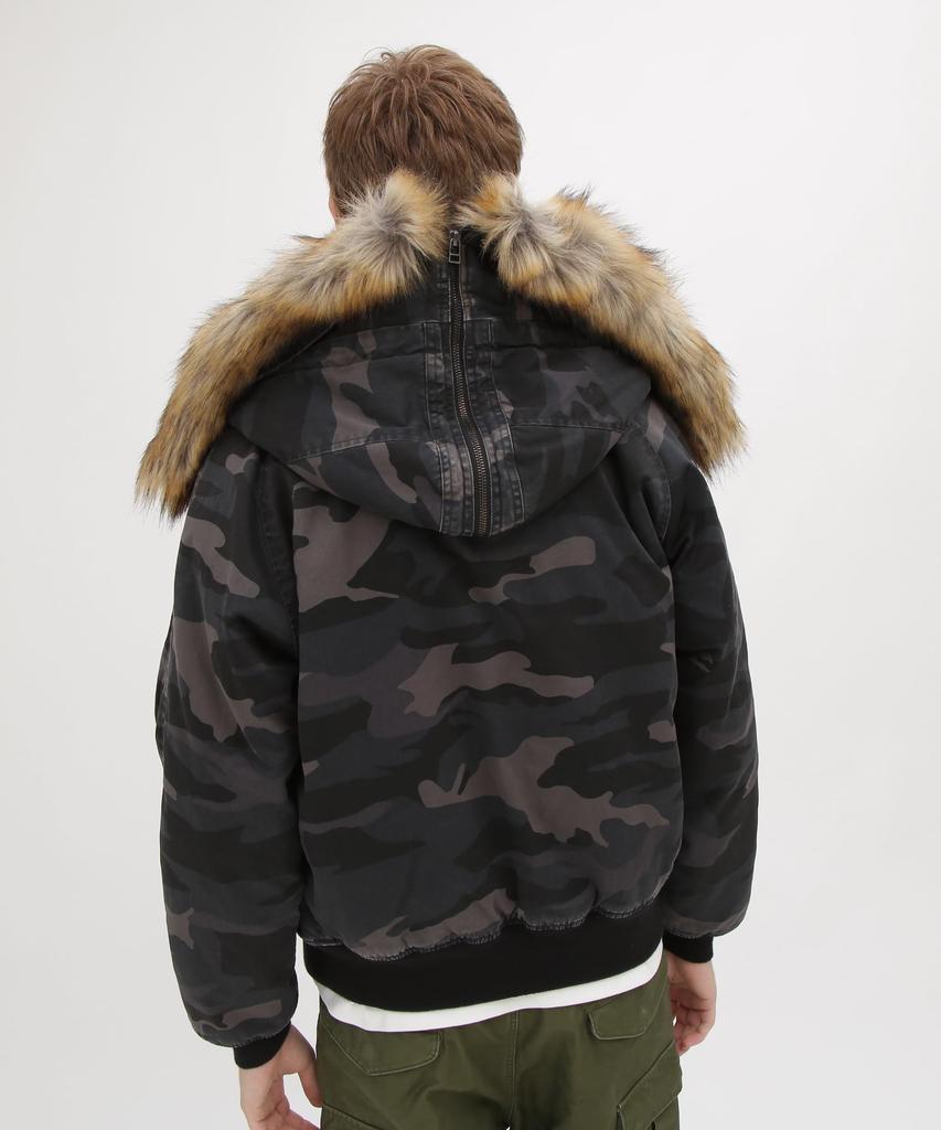 AVIREX WEB&DEPOT Exclusive CAMOUFLAGE N-2B Jacket Men's XL 027 Gray Camo 2 783-5252036