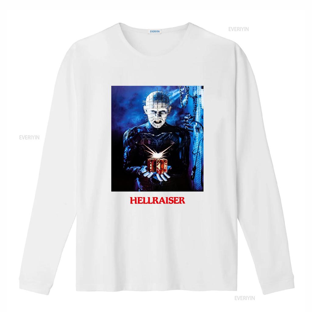 Hellraiser Pinhead T Shirt horror movie vintage Washed homme Stretched streetwear Soft Comfortable Unisex designer clothes