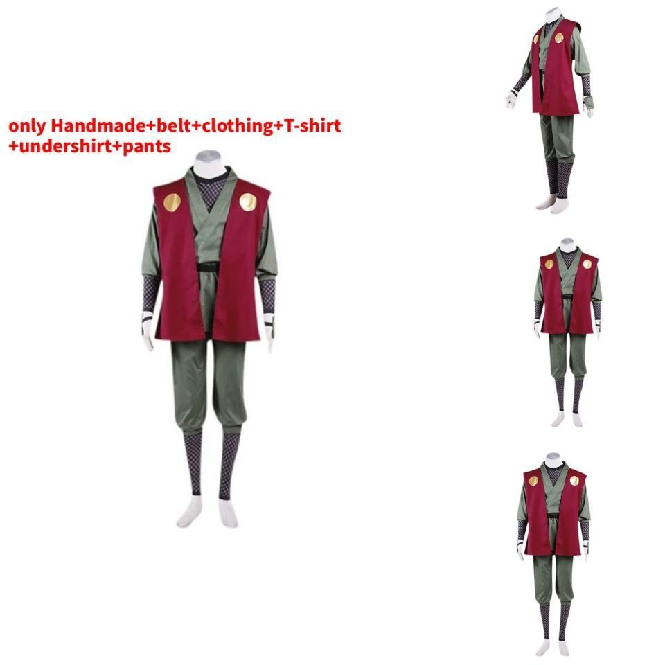 Naruto Jiraiya Anime Cosplay Suit With Traditional Design For Halloween Cosplay Events