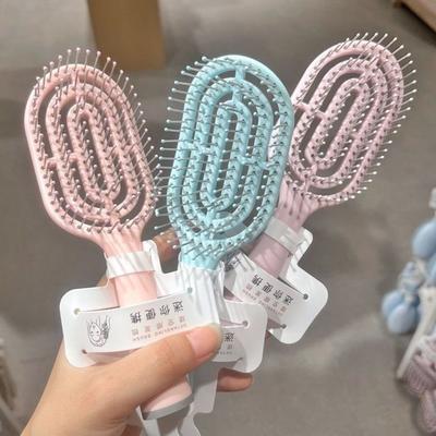 Mini Pente Portátil de Costelas para Mulheres, Pente para Cabelo Volumoso, Tamanho Pequeno, Pente Portátil para Penteado Topo Alto