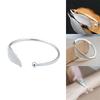 Konstnärligt Blad och Gren Öppen Manschettarmband Justerbar Metallarmring för Kvinnor Naturinspirerad Smyckestillbehör