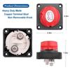 Battery Disconnect Switch Master Cut Shut Off Switch 12V 24V 48V For Marine Boat RV Waterproof Battery Isolator Switch-M53K
