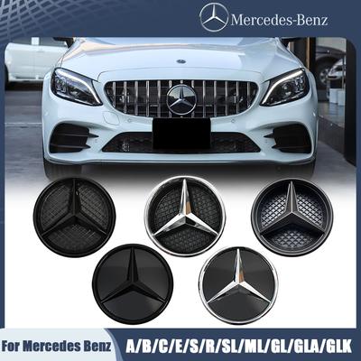 Kühlergrill-Embleme Für Mercedes Benz A W176 B W246 C W205 E W212 W207 S W217 R W251 SL R231 ML W166 GL X166 GLA X156 GLK X204
