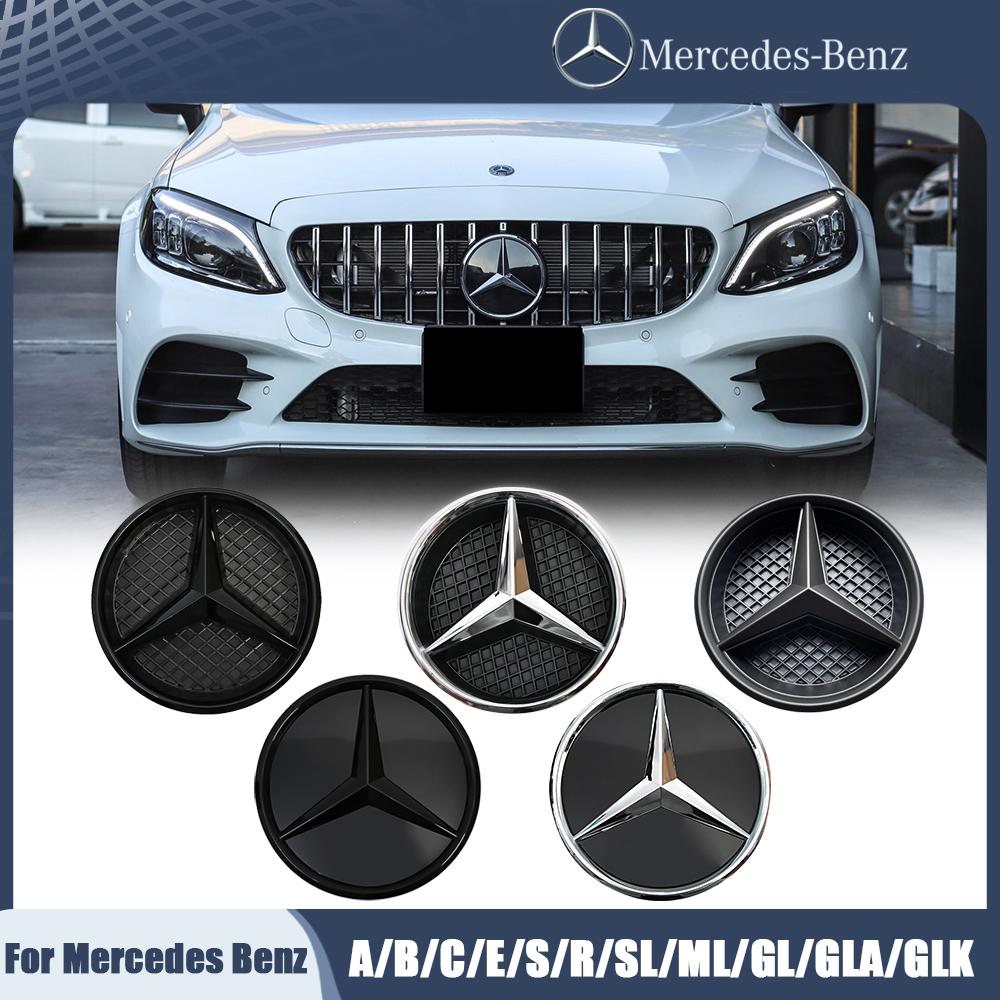 Znaky na přední mřížku pro Mercedes Benz A W176 B W246 C W205 E W212 W207 S W217 R W251 SL R231 ML W166 GL X166 GLA X156 GLK X204