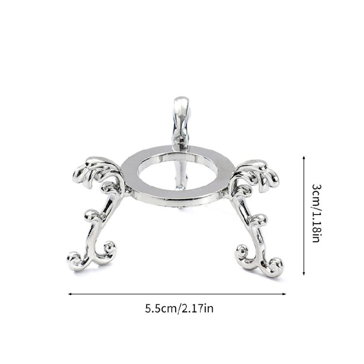 Classical Crystal Balls Stand Compact Space Saving Design Durable Corrosion Resistant Round Display Stand