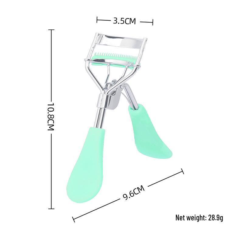 Duckbill Handle Wide-Angle Eyelash Curler - Portable Color Curling Tool