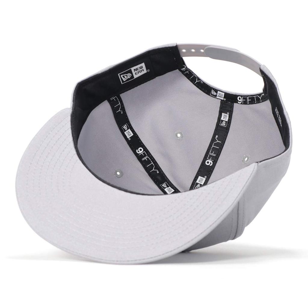 (New Era) NEW ERA Cap Snapback 9FIFTY FLAT BILL Gray FREE (Adjustable Size)