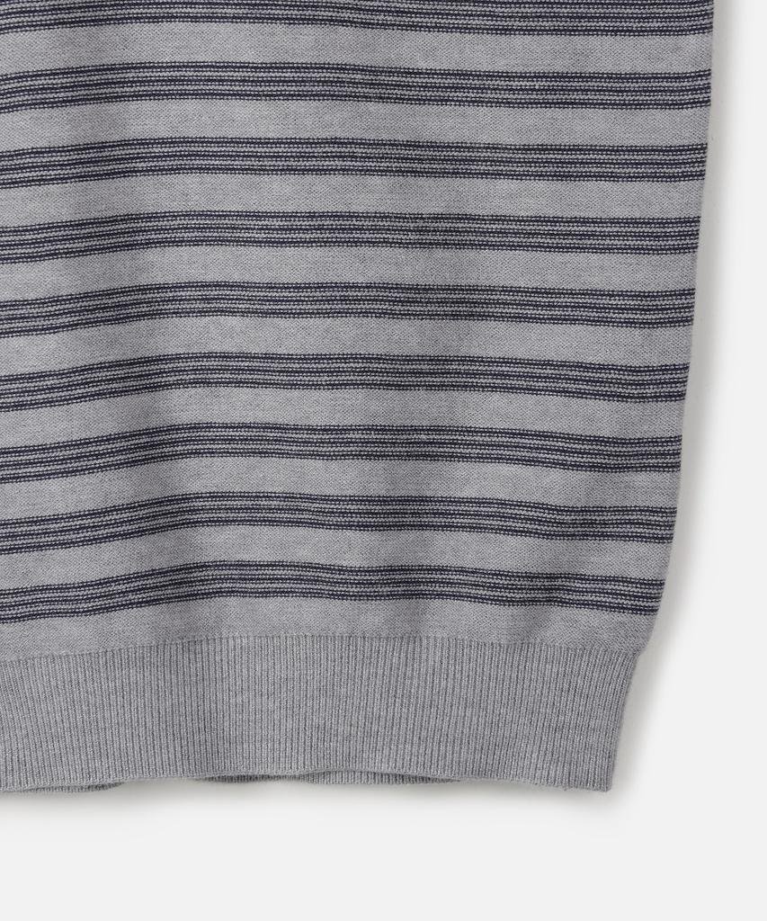 247SERIES Multi-Stripe Knit Sweater Gray