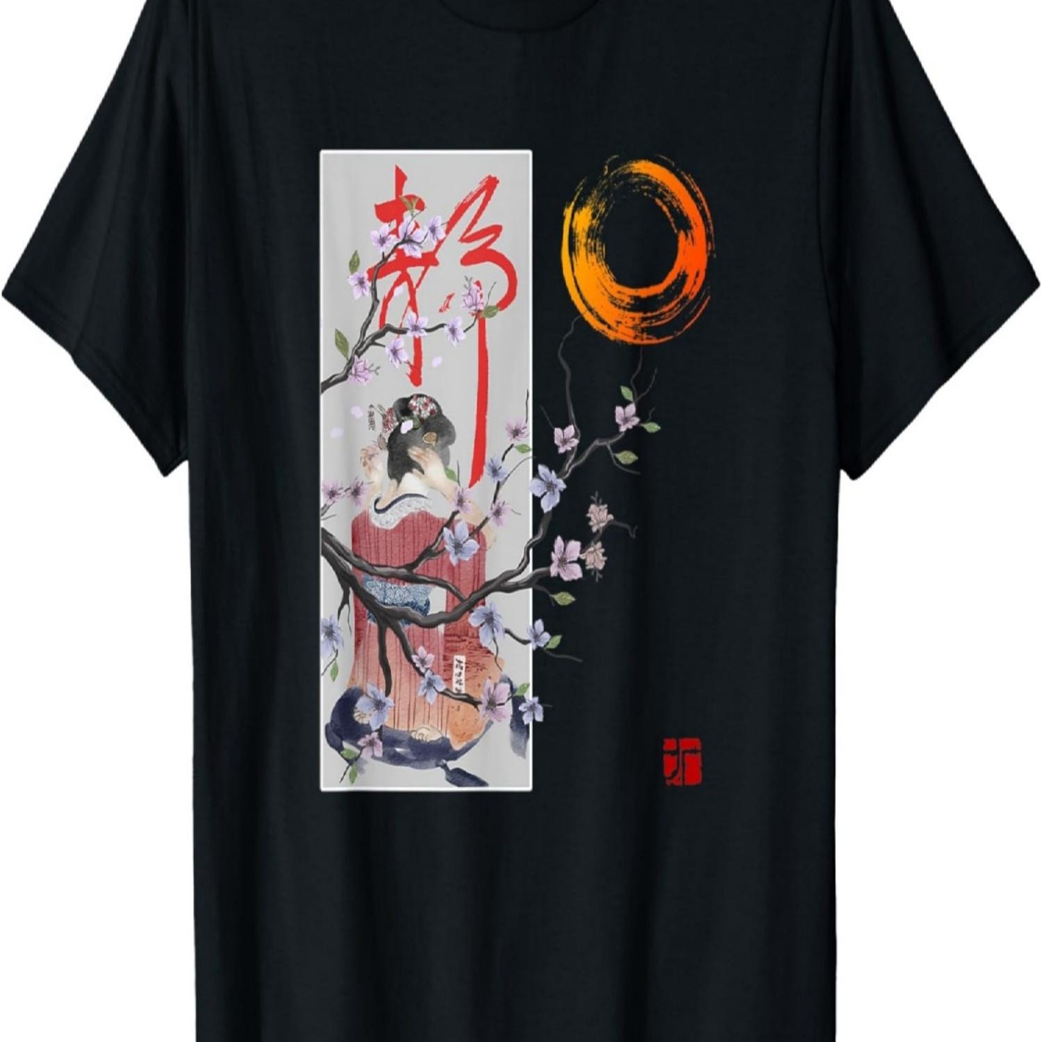 Vintage  Sakura Cherry Blossom T-Shirt(7) S