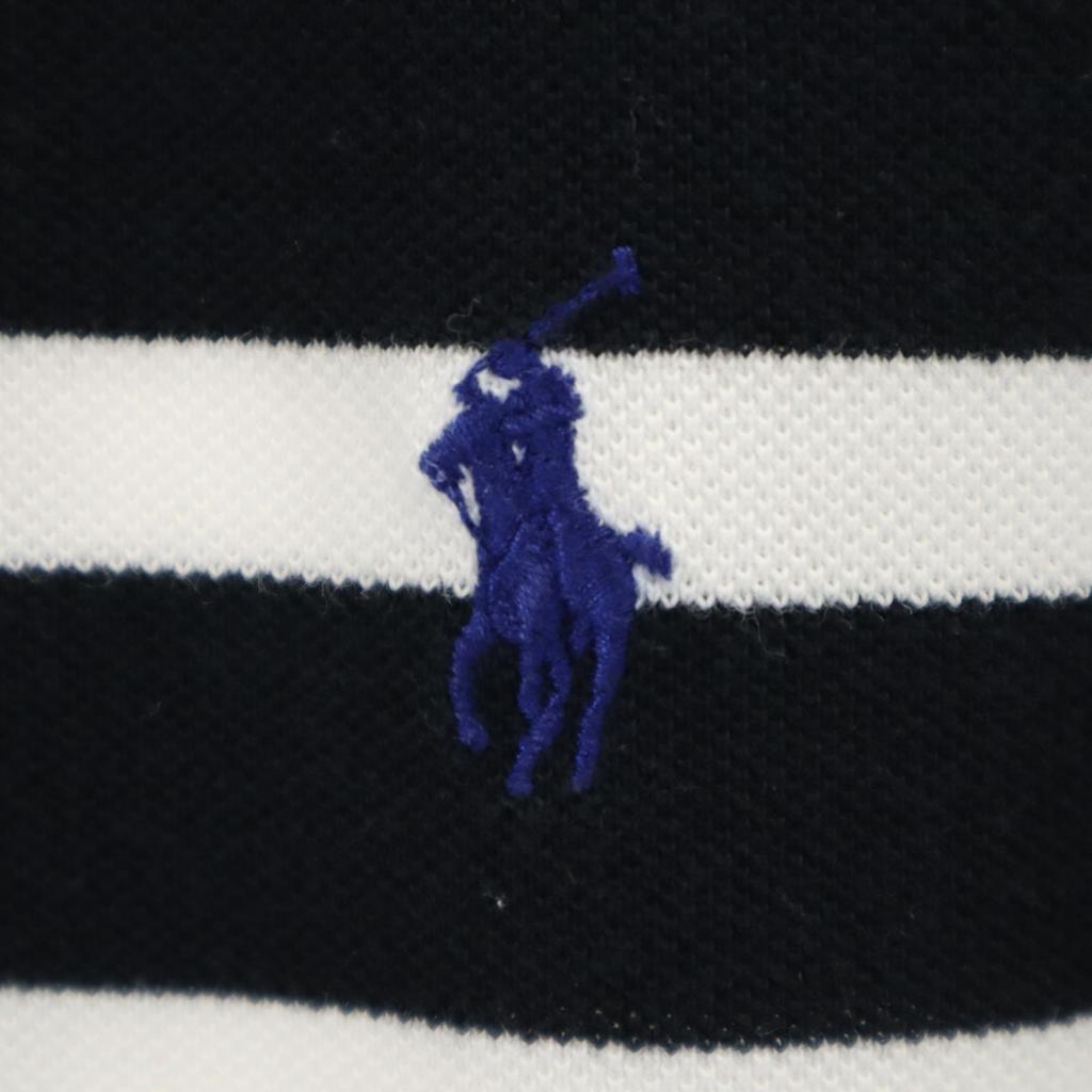 Polo Ralph Lauren Border Short Sleeve Polo Shirt M Black Series Men's Used