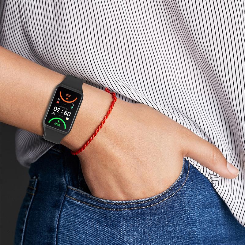 Für Oppo Band 2 Weiches TPU Uhrenarmband Schnellverschluss Ersatz Sport Uhrenarmband