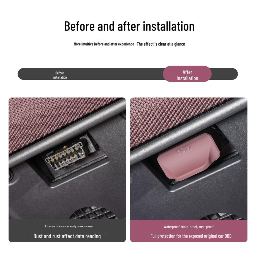 Xiaomi YU7 OBD Interface Dustproof Protective Cover for Car Interior Accessories