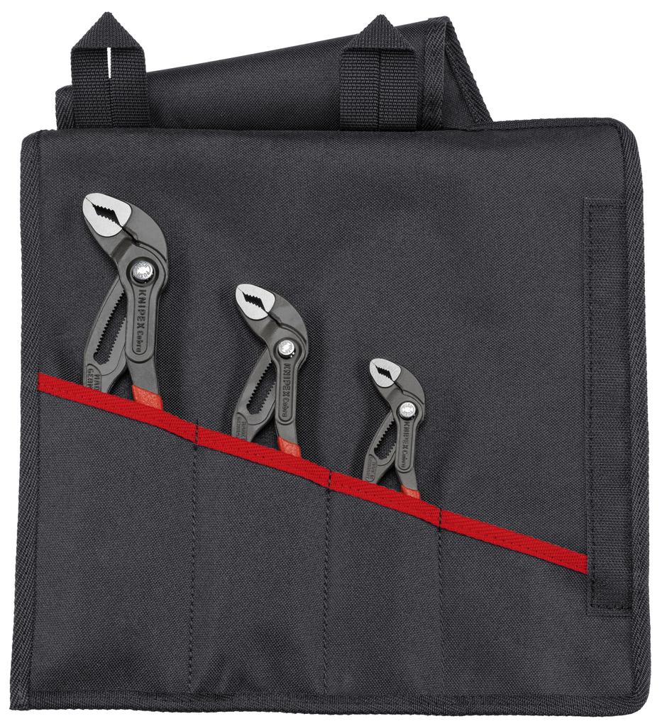 Knipex Cobra Water Pump Pliers 001955S8 Set, 3-piece Set,