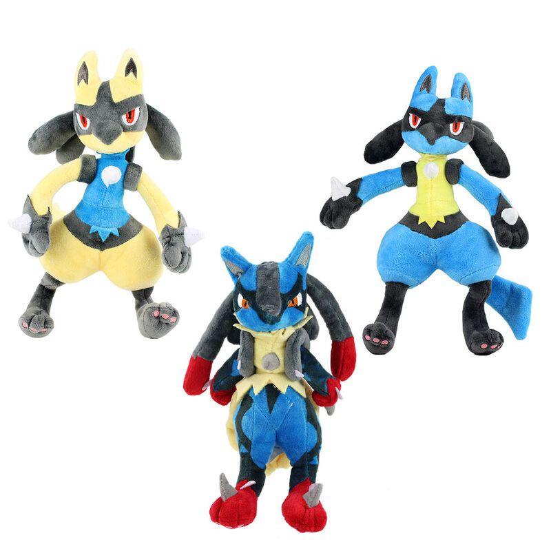Entzückendes 12-Zoll glänzendes Luc Lucario Plüschtier Perfekt für Kinder und Sammler