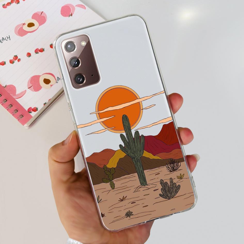 For Samsung Note 20 5G Case SM-N981B Popular Flower Slim Soft Silicone Phone Cover For Samsung Galaxy Note20 Ultra 5G Funda Capa