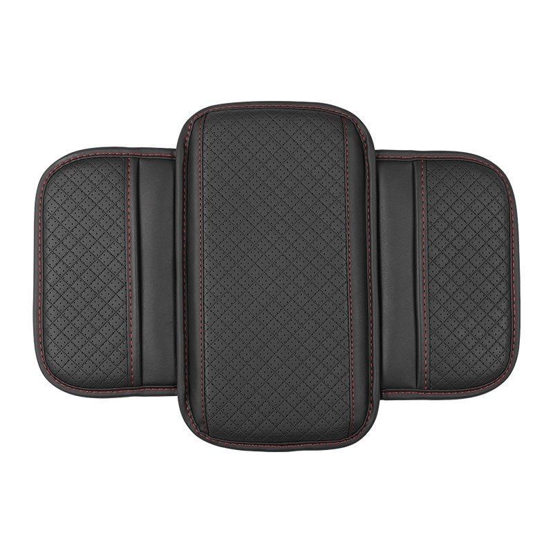 Universal Car Arm Rest Cushion PU Leather Breathable Center Console Box Cover Anti Scratch Armrest Box Protector Cover