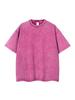 European & American 230g Distressed Loose T-Shirt, Drop Shoulder, High Street Trend, Short Sleeve.