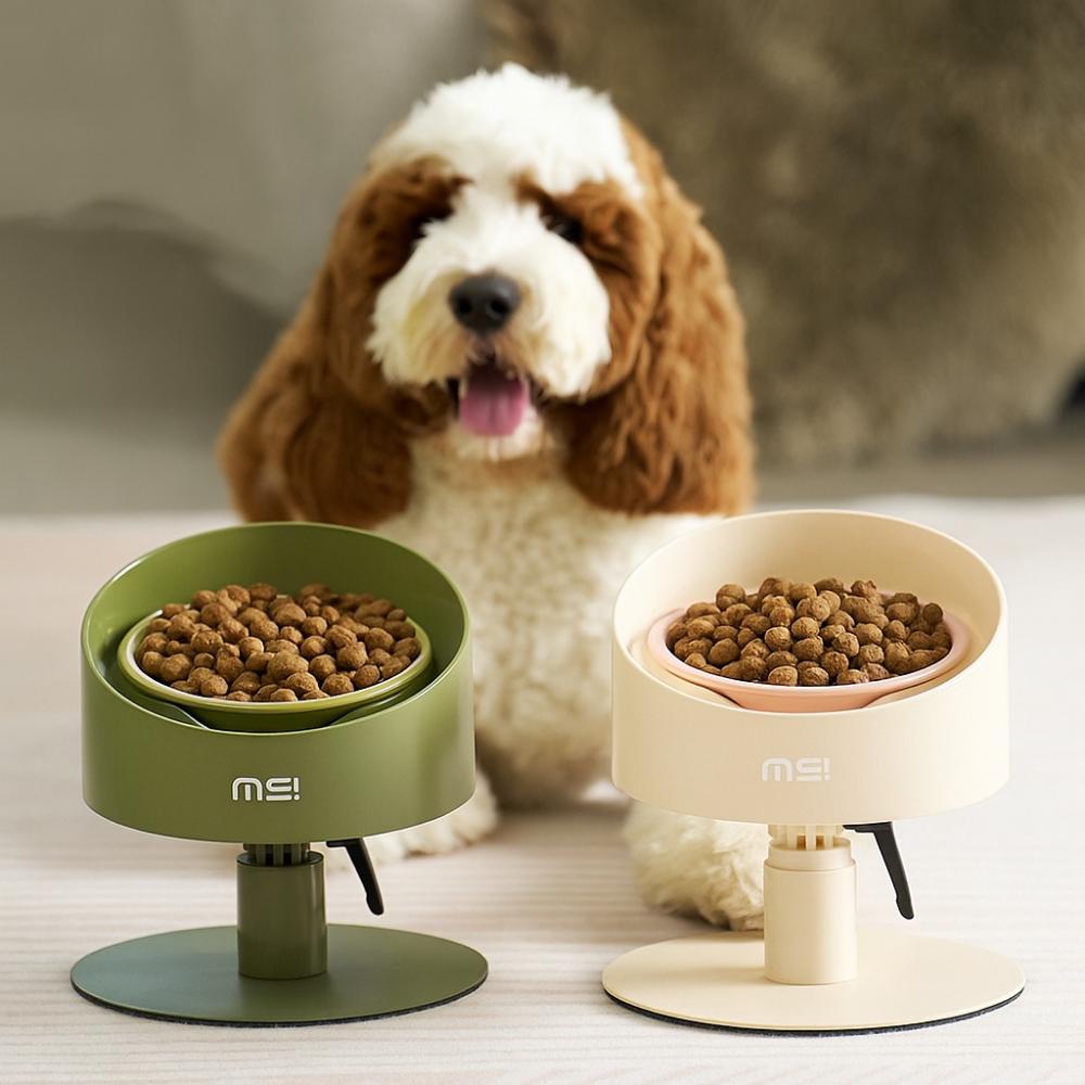 

Non-Slip Anti Vomiting Bowl Neck Protection Cat Feeder Practical Cat Ceramic Bowl For Cat Dog синій