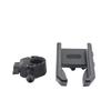 Support de téléphone pour vélo antichoc rotatif à 360 degrés avec poignée à libération rapide Pince pour téléphone portable pour moto Chariot