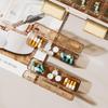 Portable Weekly Pill Organizer with Transparent, Sealed Compartments.