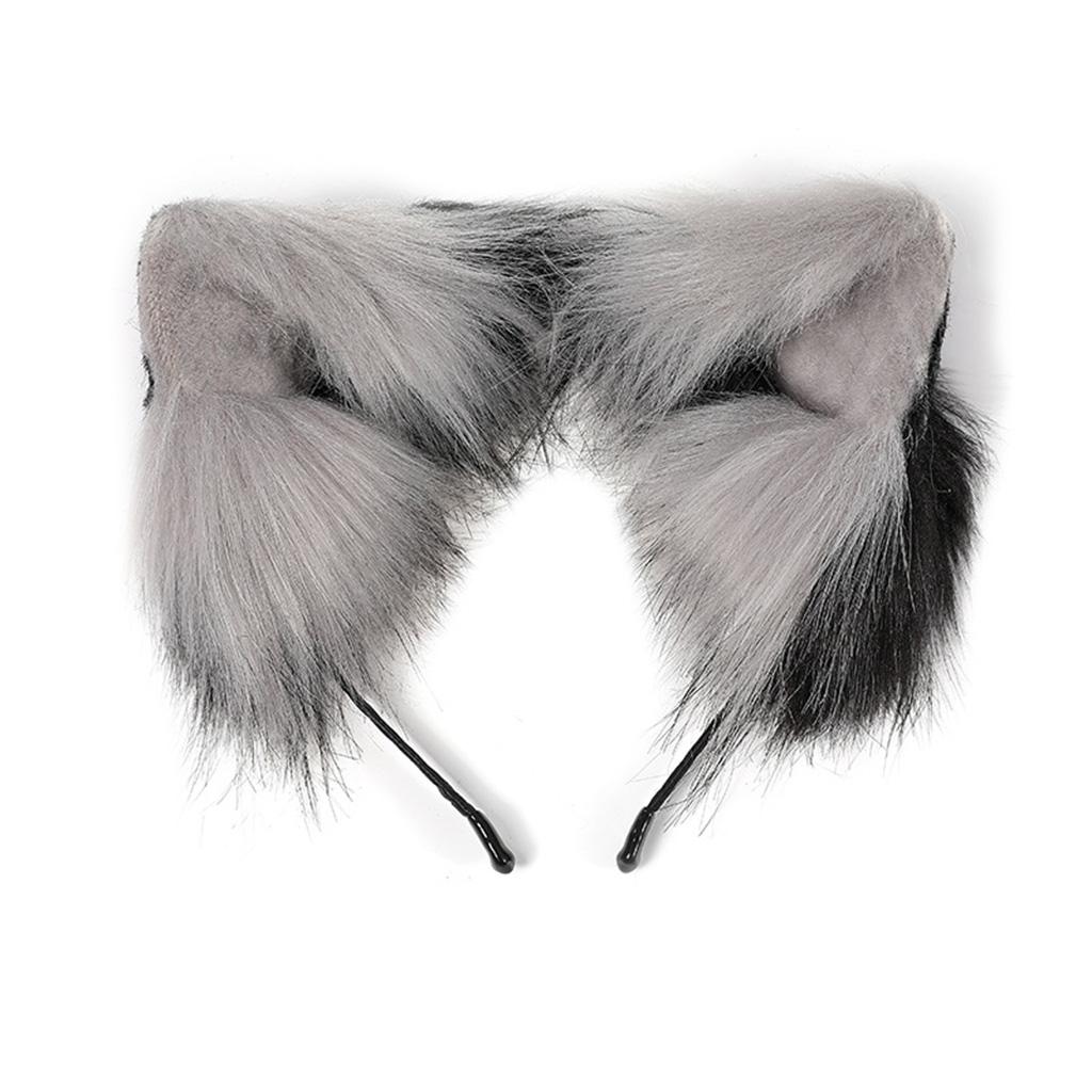 Handmade Plush Headwear Animal Ears Headband Halloween Cosplay Party Supplies
