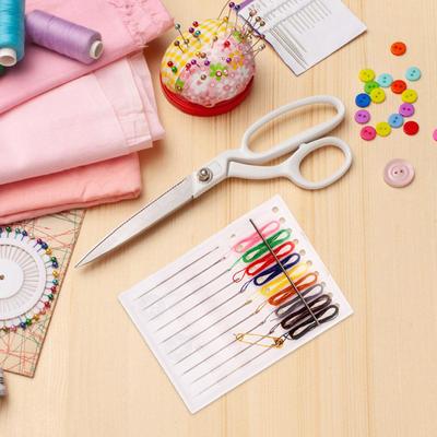 2 Sets tragbares, kompaktes, leichtes Reise-Nähset, Haushalts-Nähwerkzeuge für Kleiderreparatur, DIY-Bastelarbeiten, Stickerei