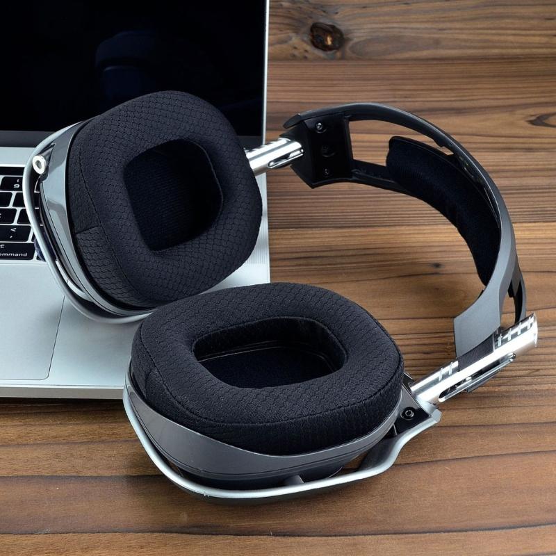 DurabilityReplacement Megnetic Button Ear Cushions Microphone Foam for A40TR Headsets High Density Noise Isolation