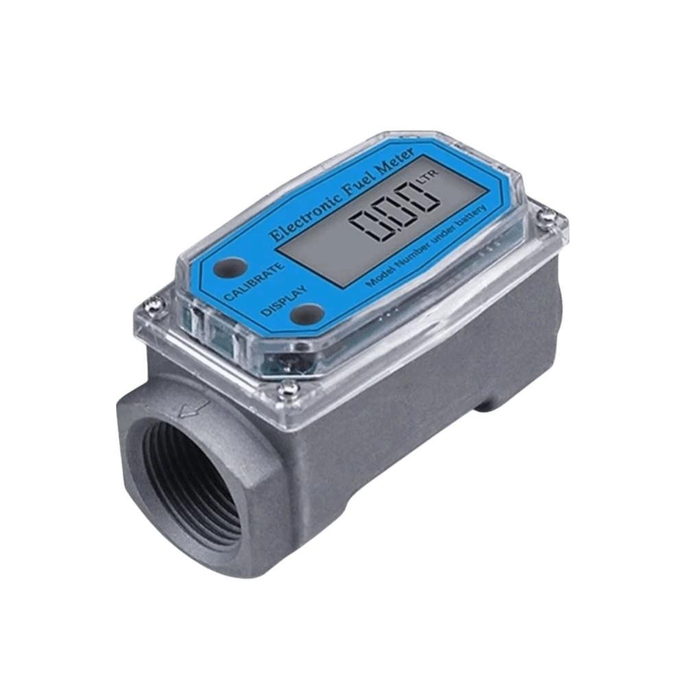 Aluminum Zinc Zinc Alloy Turbine Flow Meter Portable Electronic Flow Meter Flow Sensor  Industrial Use