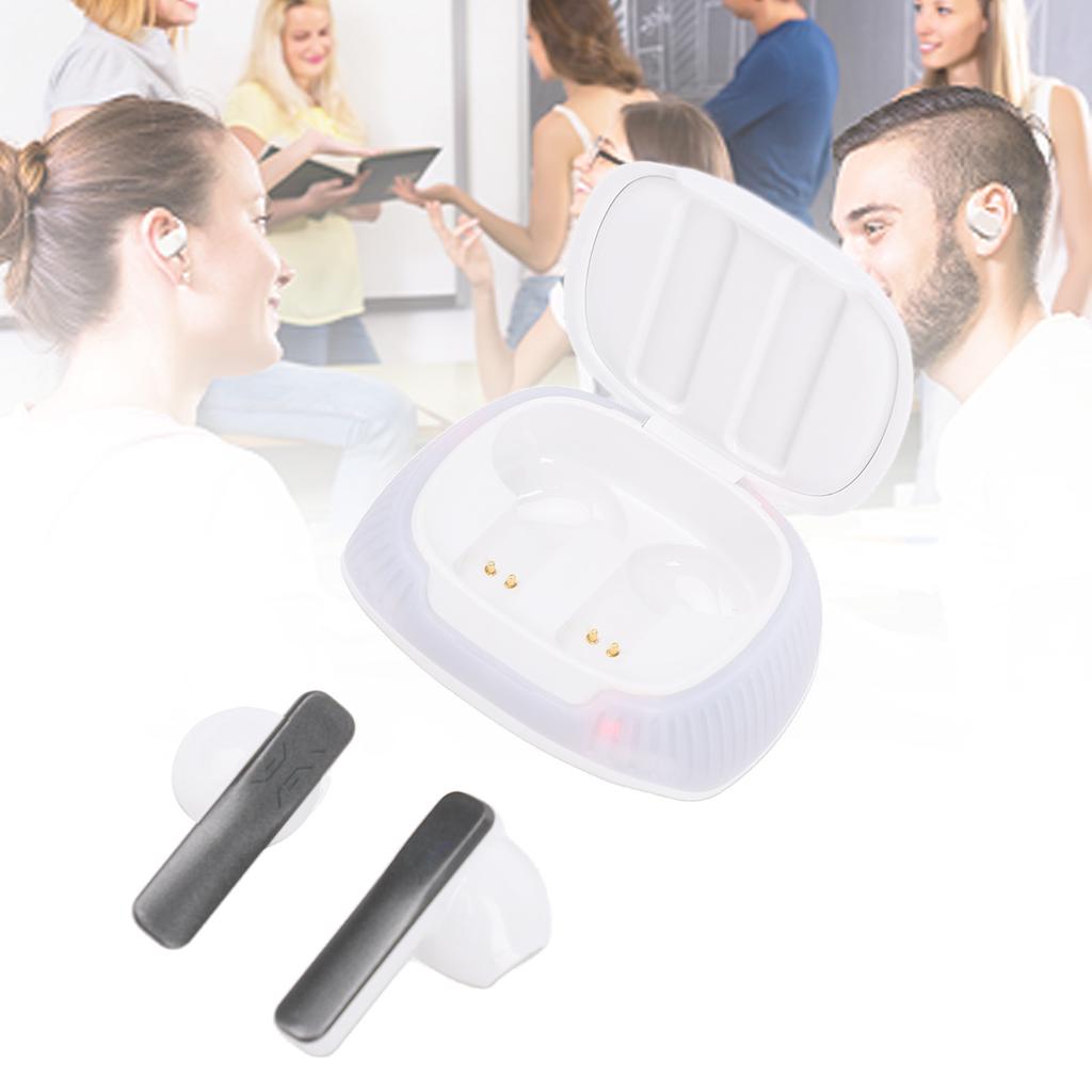 AI Language Translator Earbuds Noise Canceling 74 Languages 70 Accents 5.3 Wireless Smart Translation Device with APP for Music and Call