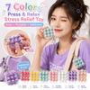 Foods Clicker Fidget Keychain Stress Relief Calming Keychain Keys  Children Adults