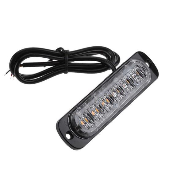12-24V 6LED Off-Road SUV LKW Motorrad Fahren Nebel Licht Warnung Strobe Lampe