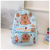 Cheerful And Bright Capybara Kindergarten Kid Nylon Cartoonish Backpack Printing