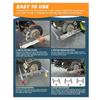 H5-Car Truck Universal Heavy Duty Toe Alignment Tool Plates Stainless Wheel Alignment Tool Plate Accurate Measurements