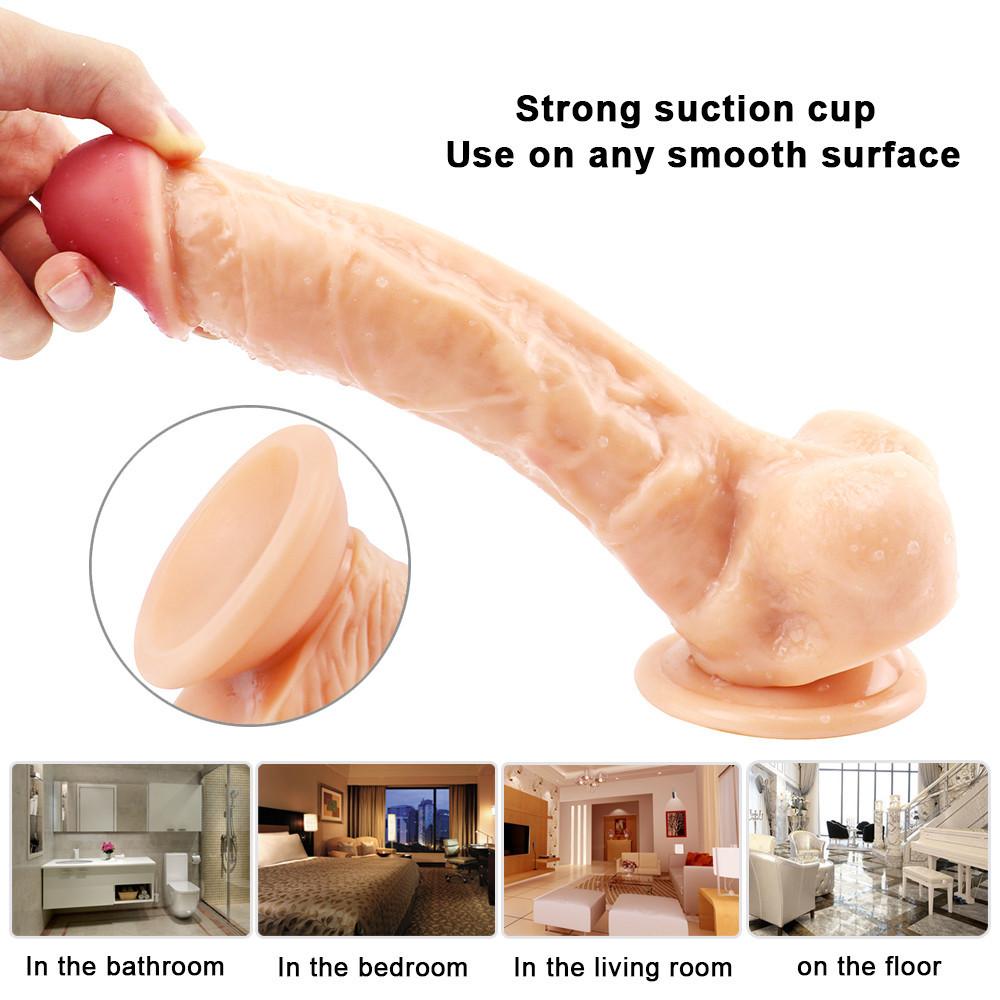 Realistic Dildo Penis for Women RUNYU Masturbation With Suction Cup Silicone Dildos Adult Products For Couple Adult Sex Toys