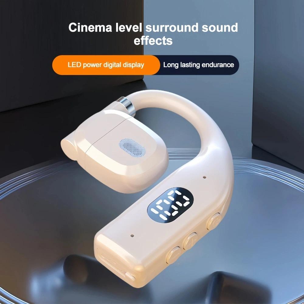 Bezdrátová Bluetooth 5.3 sluchátka s ušním háčkem Hi-Fi stereo sluchátka s potlačením hluku TWS sportovní špunty
