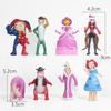 The Amazing Digital Circus 8 Styles Q Version Figurine Models, Rabbit Clown Dolls Cartoon Peripherals Cake Ornaments Toys Model