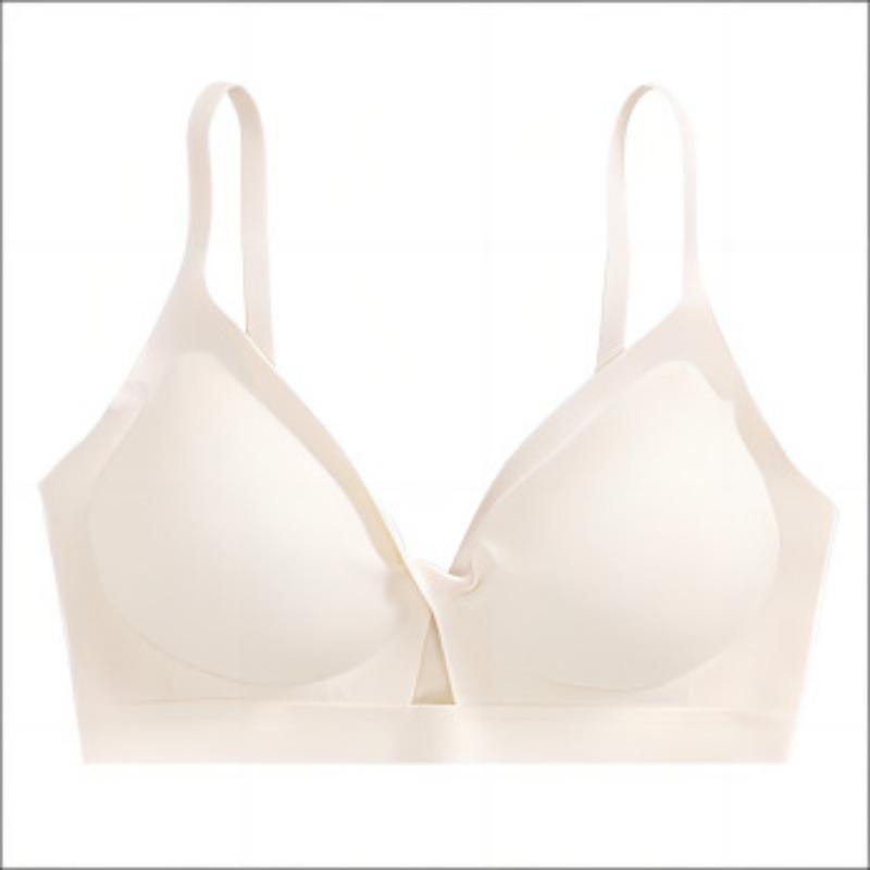 Seamless Underwear Deep V Sexy Suspenders Without Steel Ring Push-up and Breathable Bra