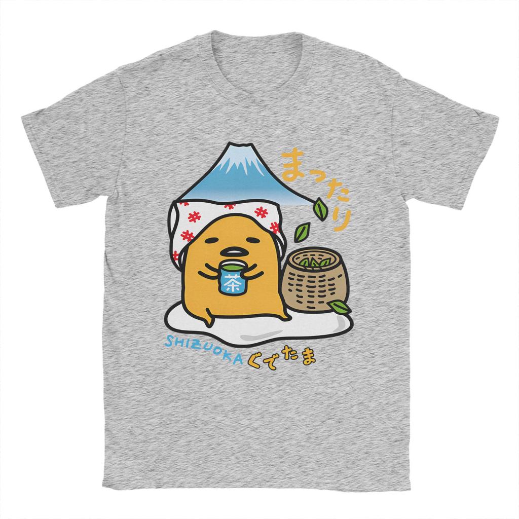 T-shirt Streetwear Miniso Estate Gudetama Hip Hop T-shirt Cotone Giapponese T-shirt Donna Uomo Y2K Basiche Manica Corta T-shirt