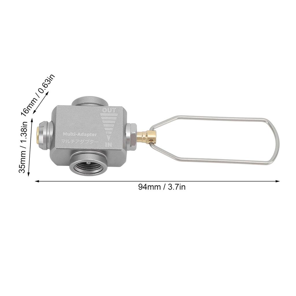 Z15 Gas Canister Refill Adapter Portable Outdoor Gas Saver Camping Canister Vent Valve