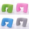 U Shaped Outdoor Accessories Inflatable Comfortable Inflatable Pillow Folding Neck Travel Pillows CDN