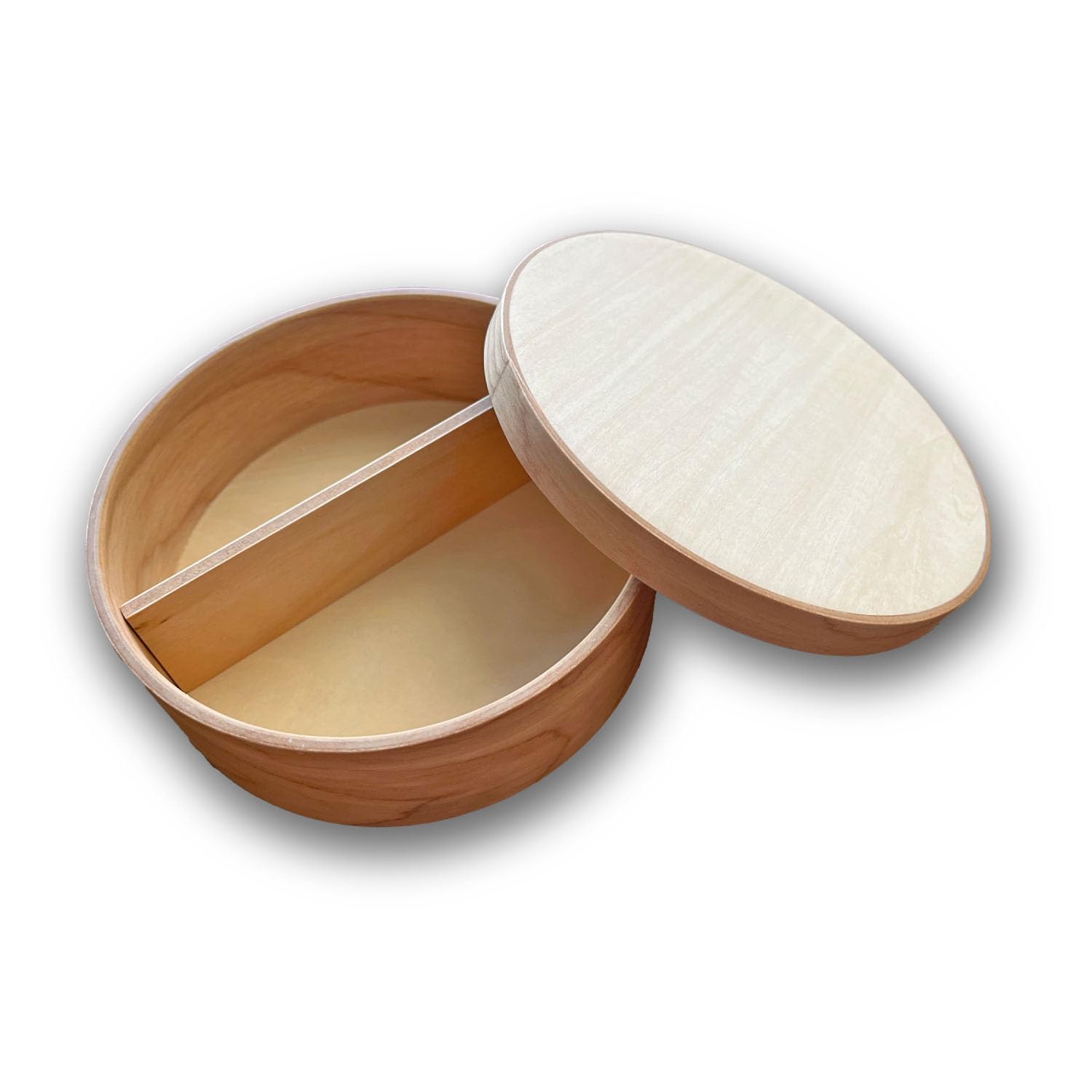 

[Nogami Kogei Official] Housewives Choice Microwave-Safe Wooden Wappa Bento Box [Ensai] Hassle-Free, Eye-Catching, and Family-Friendly. 600ml