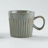 170ml Coffee Mug Handmade Ceramic Strip Cup Vintage Style Heat Resistant Breakfast Milk Oatmeal Mug Latte Home Office Water Cups