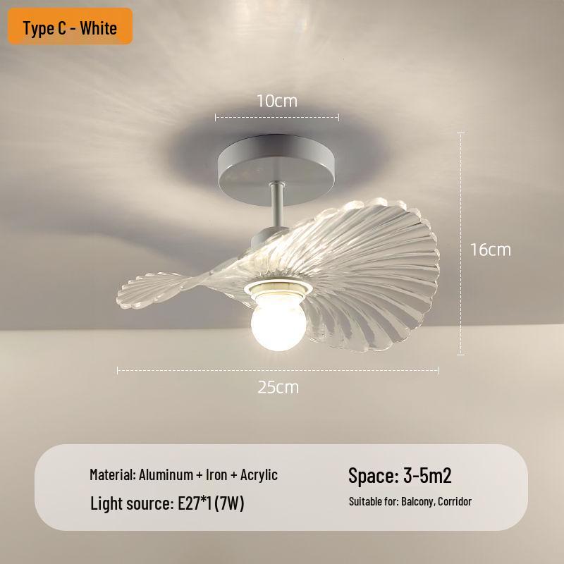 Nowoczesna Minimalistyczna Lampa Sufitowa w Kształcie Kwiatu do Korytarza, Klatki Schodowej, Balkonu lub Foyer