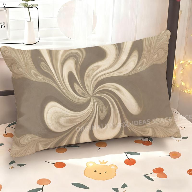 Swirling Abstract Pattern Pillowcase Suitable For Sofa Bedroom Car Pillow Cover Cushion Rectangular Back Cushion