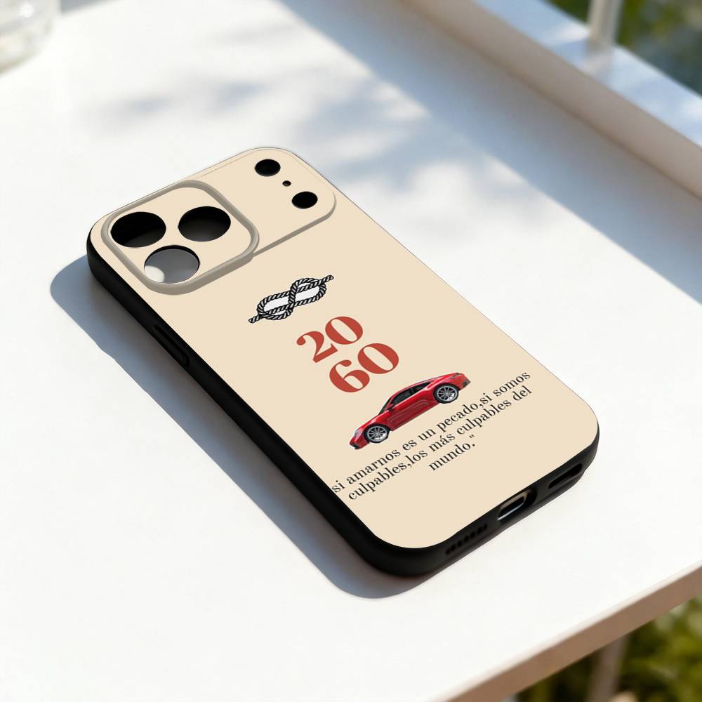 

C-Culpa T-Tuya MIA 20 60 For iPhone 17,16,15,14,13,12,11,Pro,Max,Plus,E,SE4,Air,Mini Black Soft Cover Phone Case iPhone13