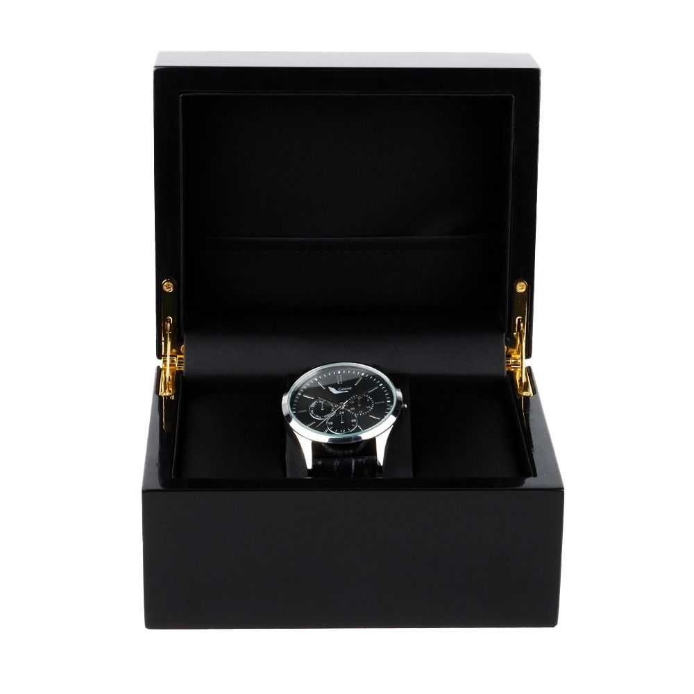 PU Watch Gift Box Right Angle Pocket Watch Case Simplicity Wristwatch Display Box