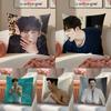 Hübscher K-Pop Stil Heißer J-Ji Chang W-Wook Kissenbezug Kissenhülle Kurzer Plüsch Verdeckter Reißverschluss Zimmer Sofa Kissenbezug