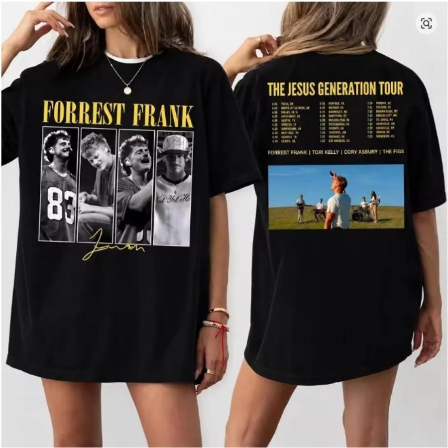 Forrest Frank Child Of God Merch Short Sleeve T Shirt Unisex Unisex Harajuku Tops Aesthetic Graphics Tshirt Cotton Tees Streetwear